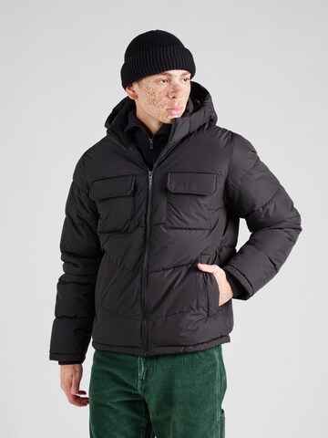 JACK & JONES Vinterjacka 'JJBuild' i svart: framsida