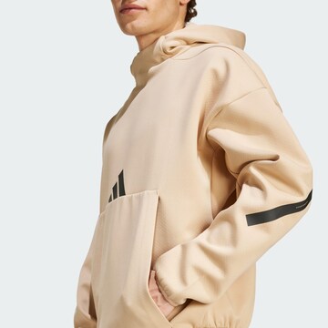 ADIDAS SPORTSWEAR Athletic Sweatshirt 'Z.N.E.' in Beige
