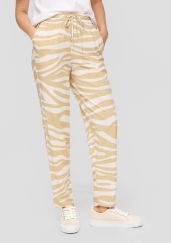 Effilé Pantalon s.Oliver en beige