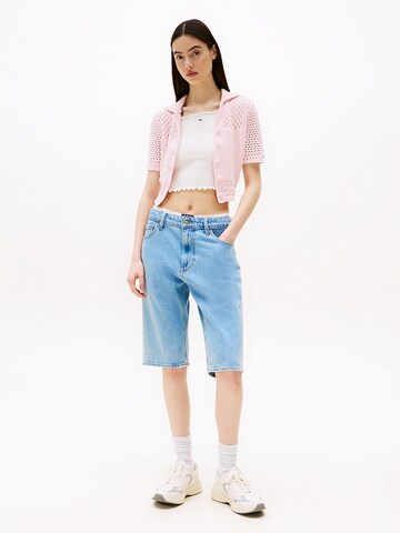 Tommy Jeans Gebreid vest in Roze