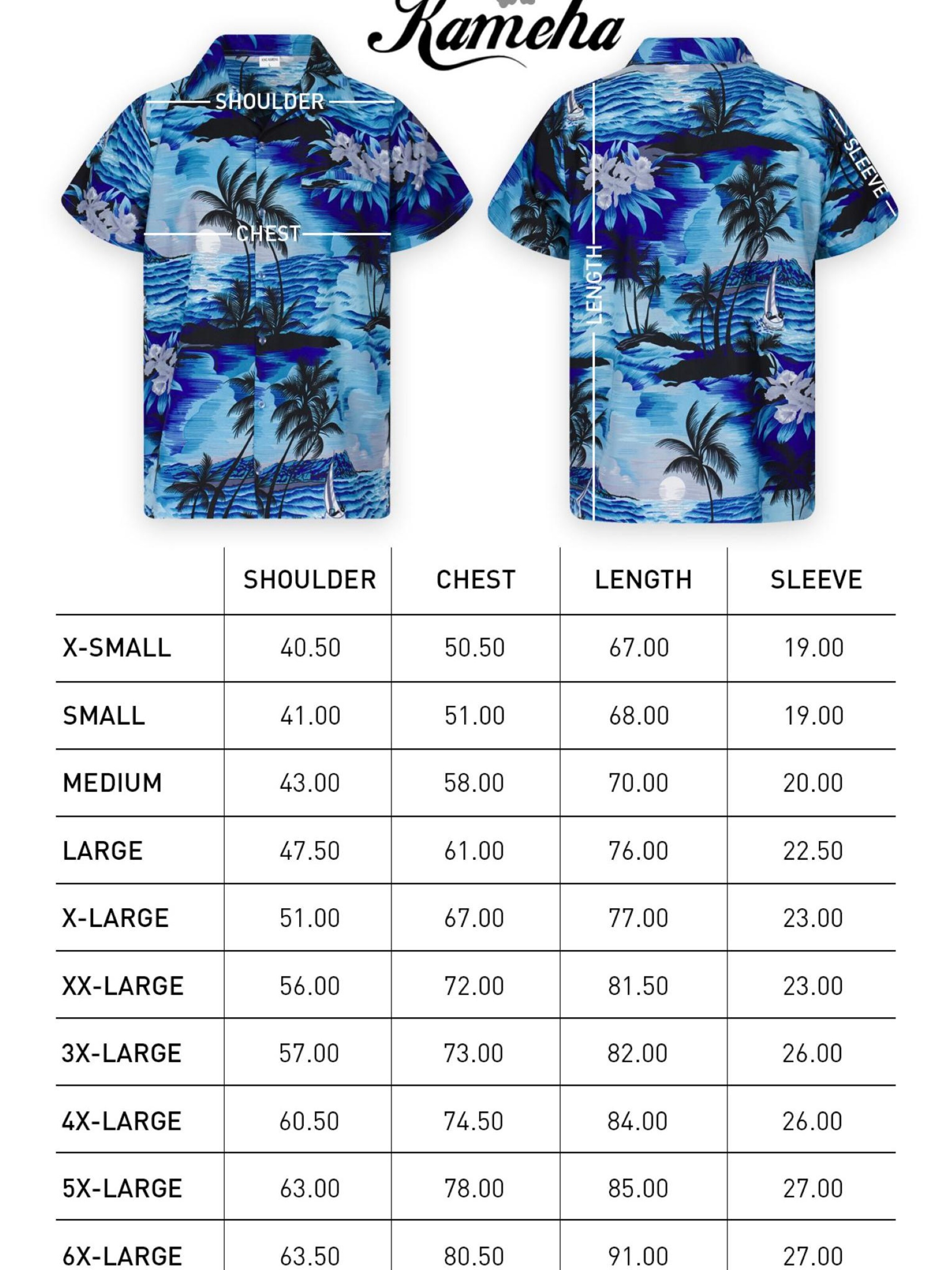 King Kameha Shirt 'Surf' in Blue