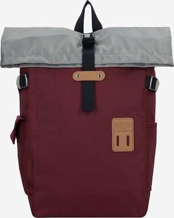 Harvest Label Backpack 'Norikura' in Red: front