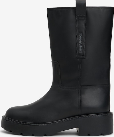 Cizme Tommy Jeans pe negru, Vizualizare produs