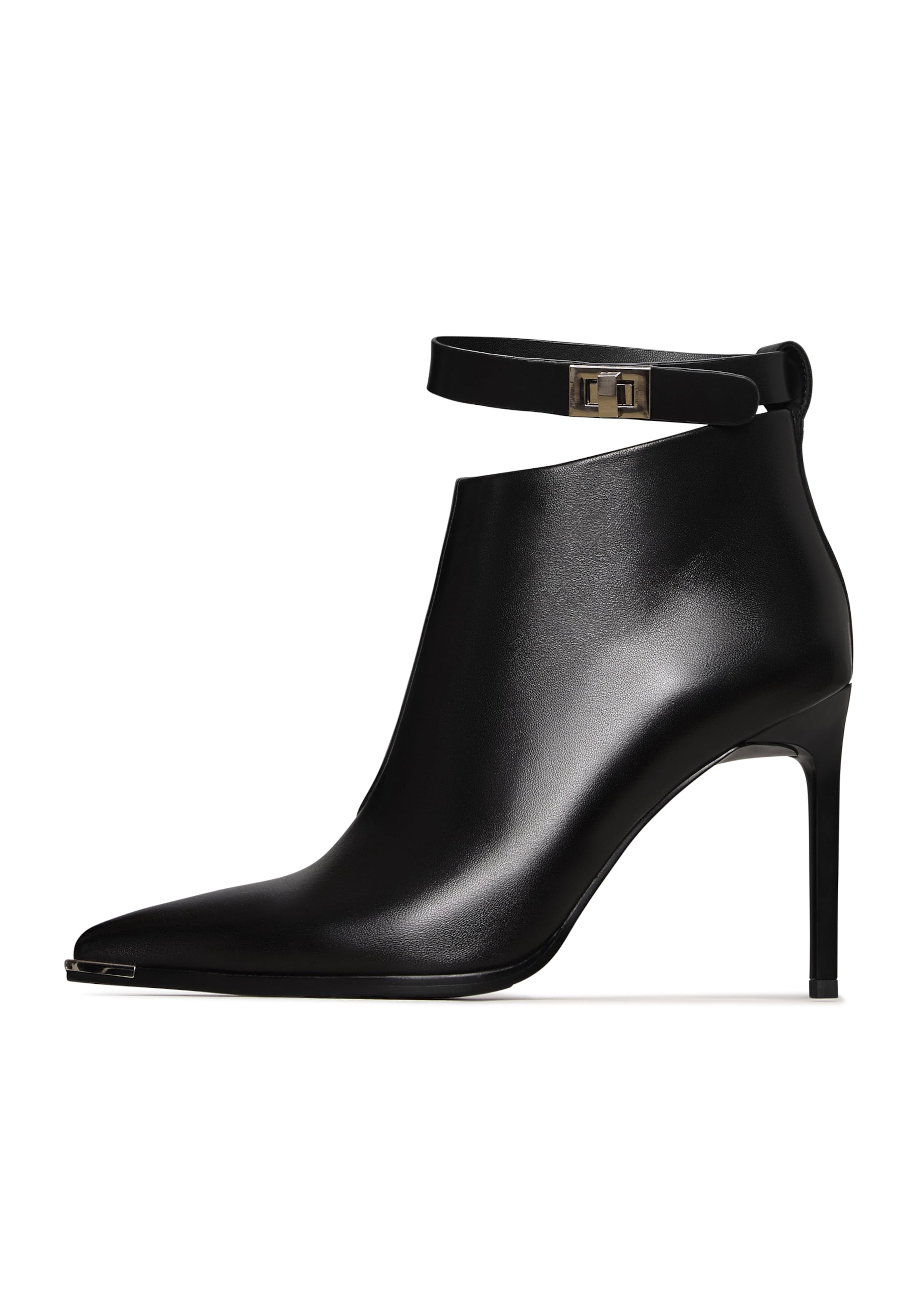 Bottines CESARE GASPARI en noir : devant