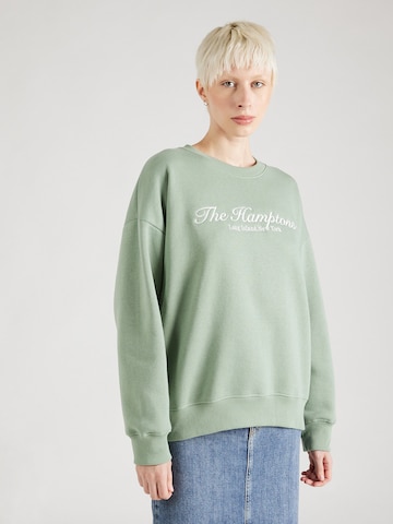 Dorothy Perkins Sweatshirt in Green: front
