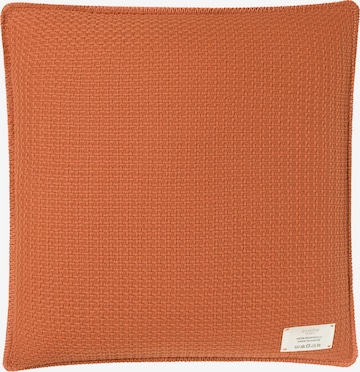 Cradle Studio Pillow 'Cosy Knit Zenda' in Orange: front