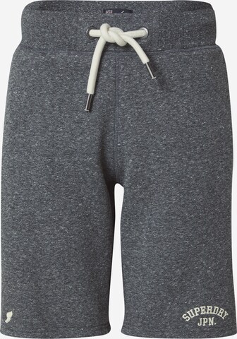 regular Pantaloni di Superdry in grigio: frontale