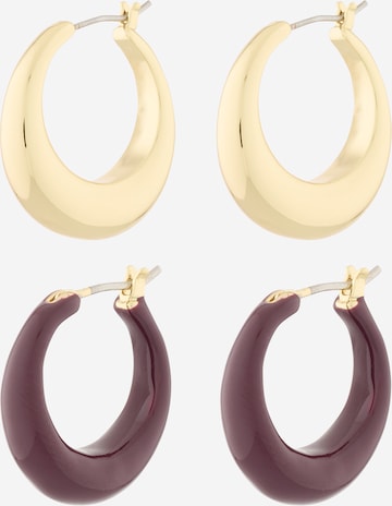 Cercei de la & Other Stories pe auriu: față