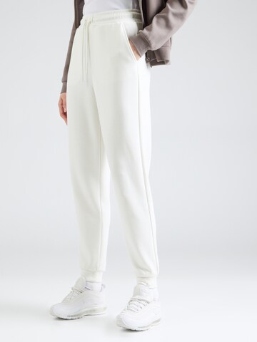 Effilé Pantalon de sport ONLY PLAY en blanc : devant