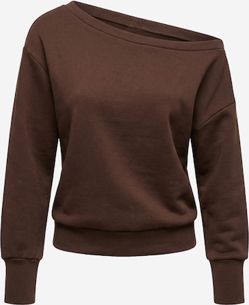 studioselect Sweatshirt 'Line' in Braun: Vorderseite