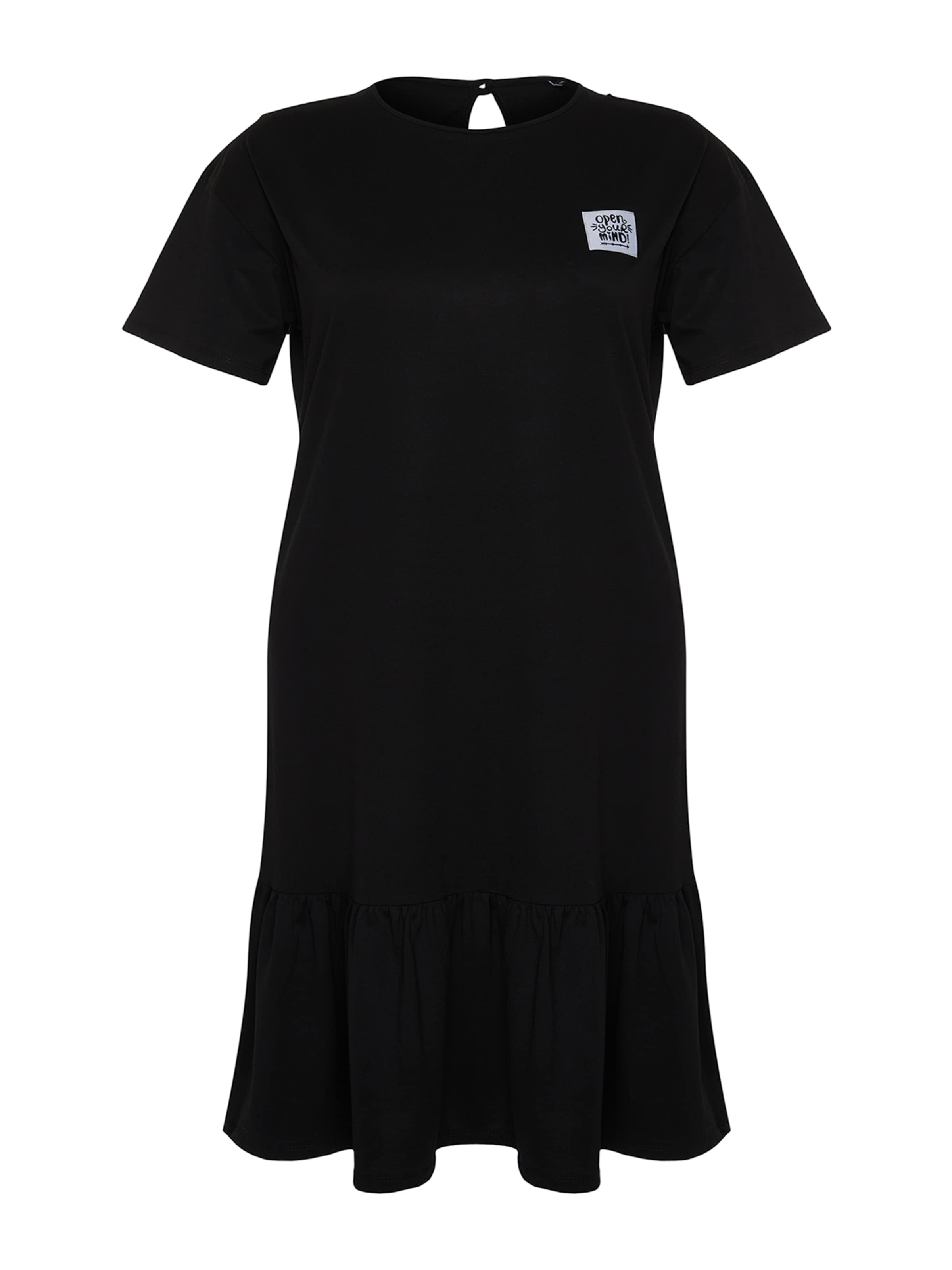 Abito di Trendyol Curve in nero: frontale