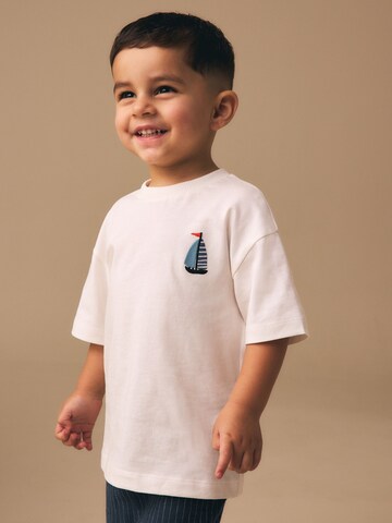 T-Shirt Next en blanc