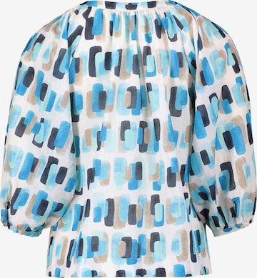 Betty & Co Schlupfbluse mit Print in Blau