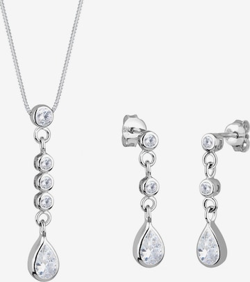 ELLI Jewelry Set in Silver: front