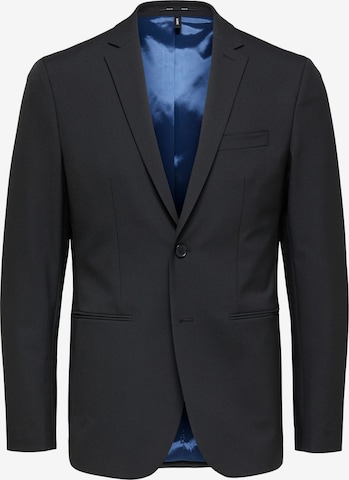 SELECTED HOMME Slim fit Businesskavaj 'Josh' i svart: framsida