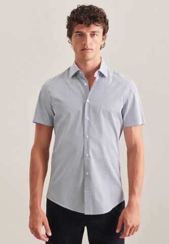 SEIDENSTICKER Slim fit Overhemd 'SMART CLASSICS' in Blauw: voorkant