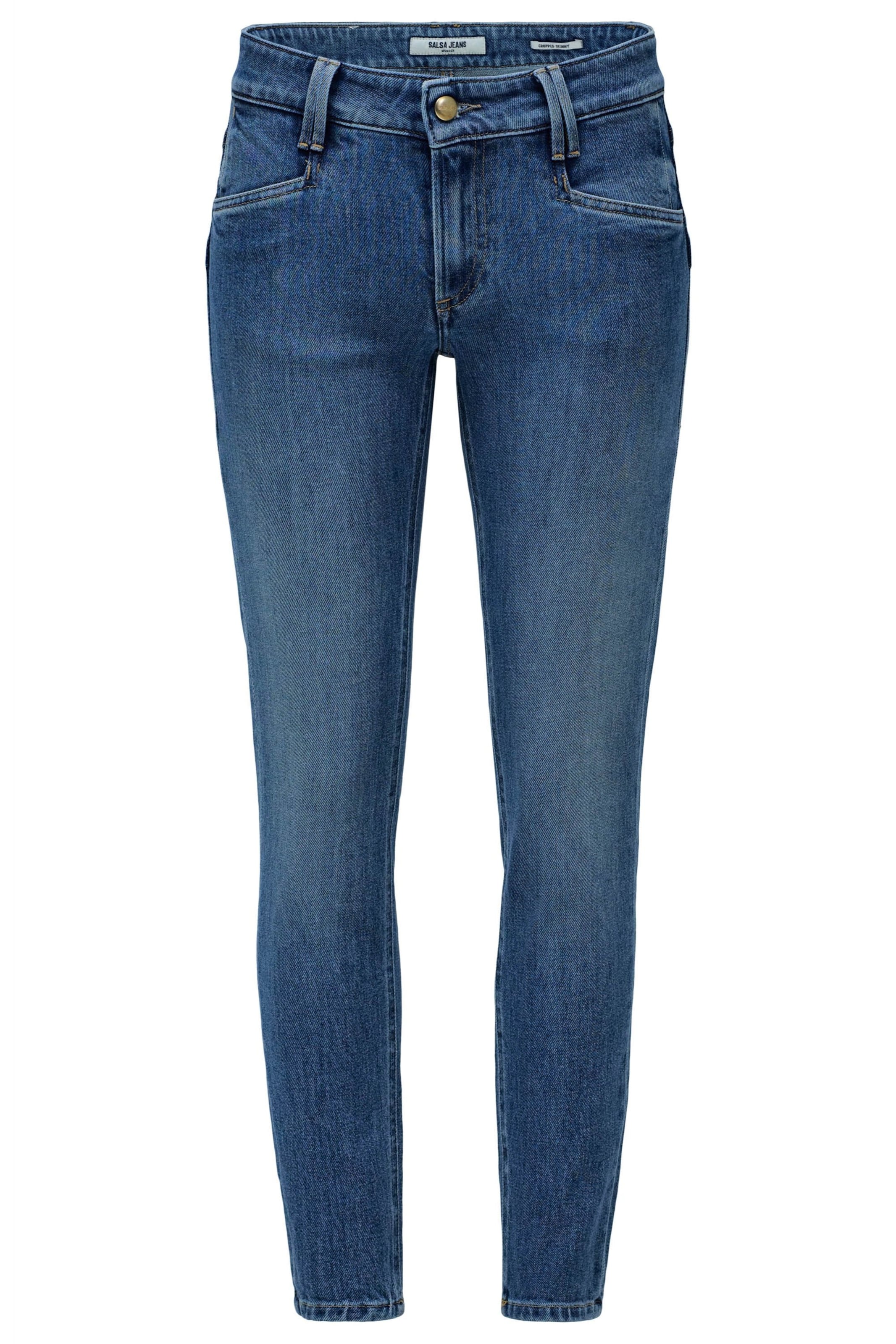 Skinny Jean 'Wonder' Salsa Jeans en bleu : devant