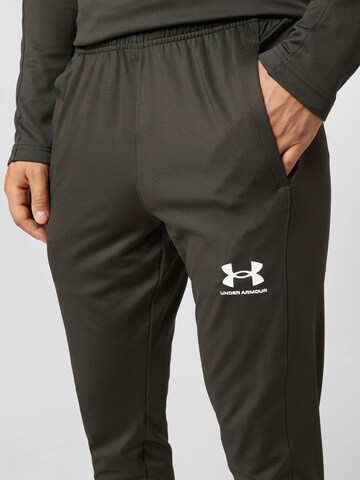 Coupe slim Pantalon de sport UNDER ARMOUR en vert