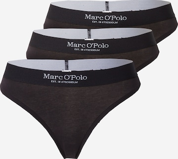 Marc O'Polo - Tanga 'Essentials' en negro: frente