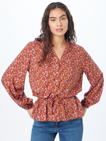 Claire Blouse 'Rosefine' in Red: front