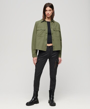 Veste mi-saison Superdry en vert