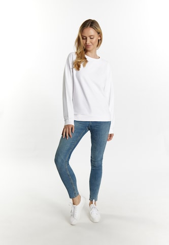 usha BLUE LABELSweater majica 'Fenia' - bijela boja