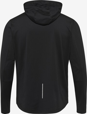 Hummel Athletic Zip-Up Hoodie in Black