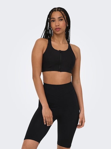 ONLY PLAY Bralette Sports bra 'ONPJana' in Black: front