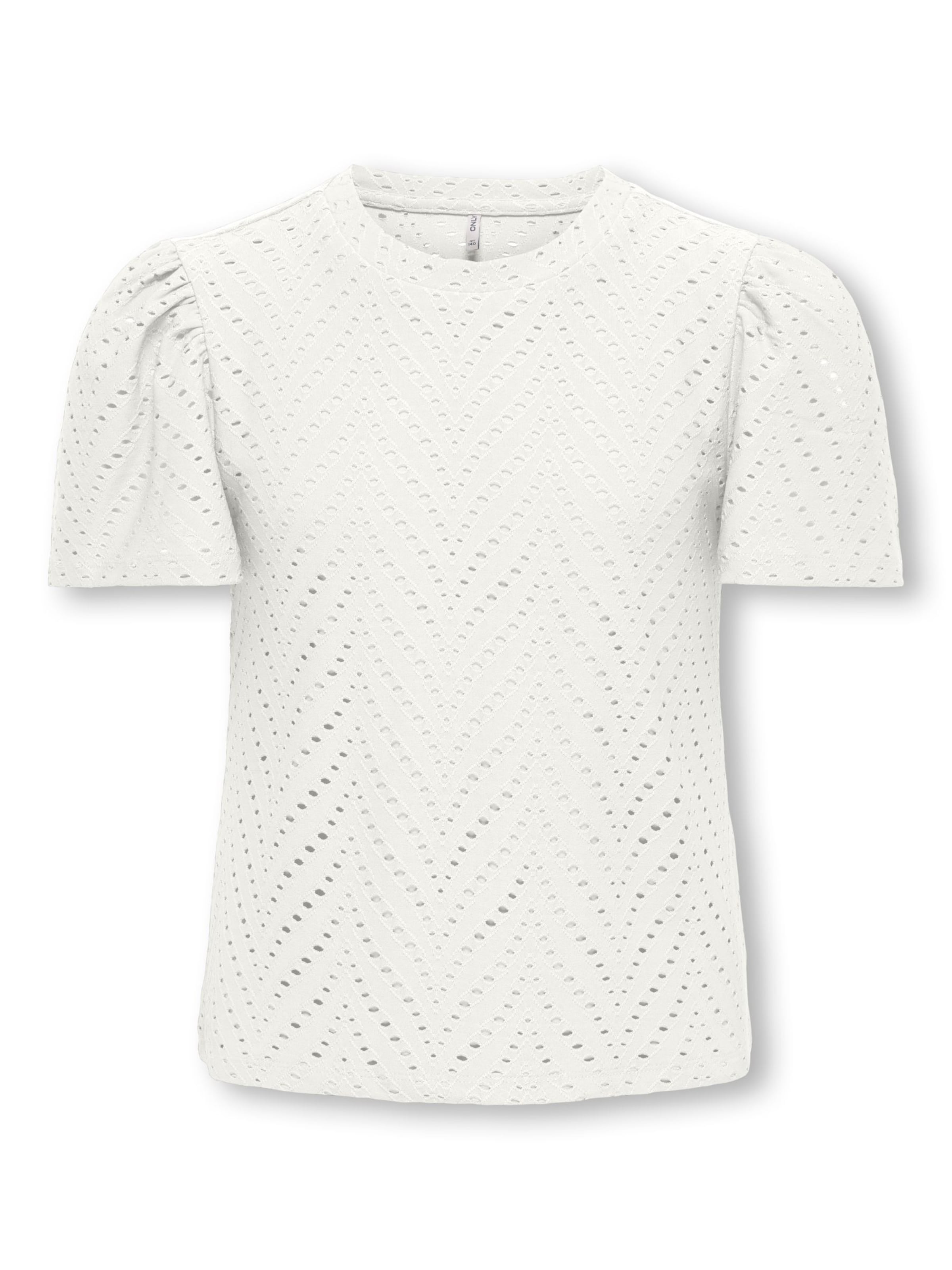 ONLY GIRLS Bluse 'KOGCarla' in Weiß: Vorderseite