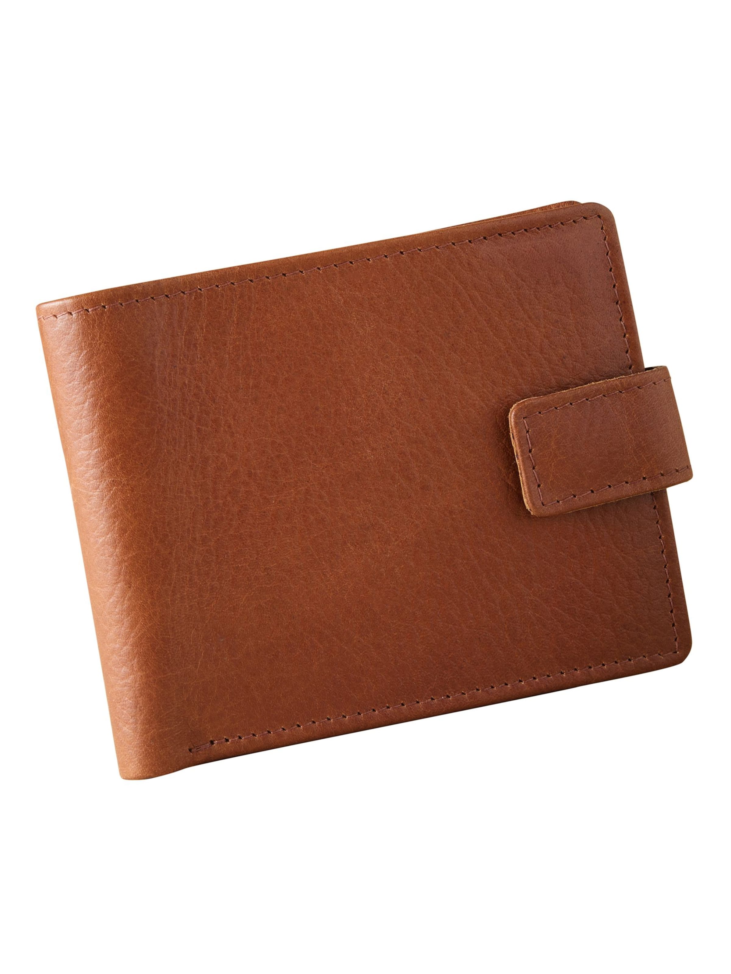 Next Peňaženka - Hnedá: predná strana