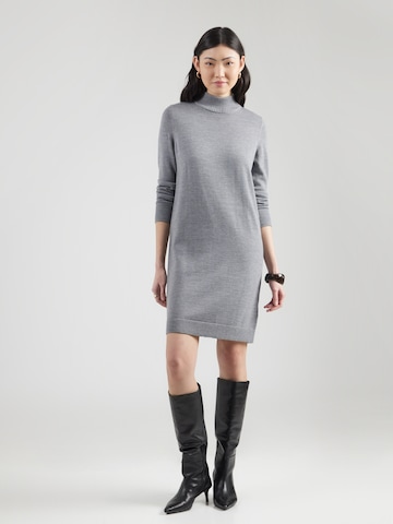 BOSS Orange Gebreide jurk 'C_Fabellan' in Zilver: voorkant