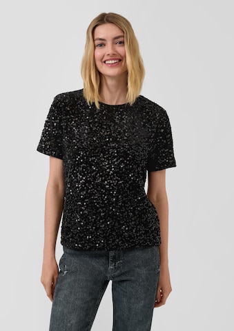 s.Oliver Shirt in Black: front