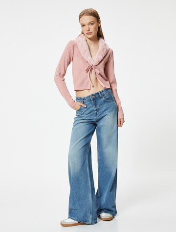 Koton Gebreid vest in Roze