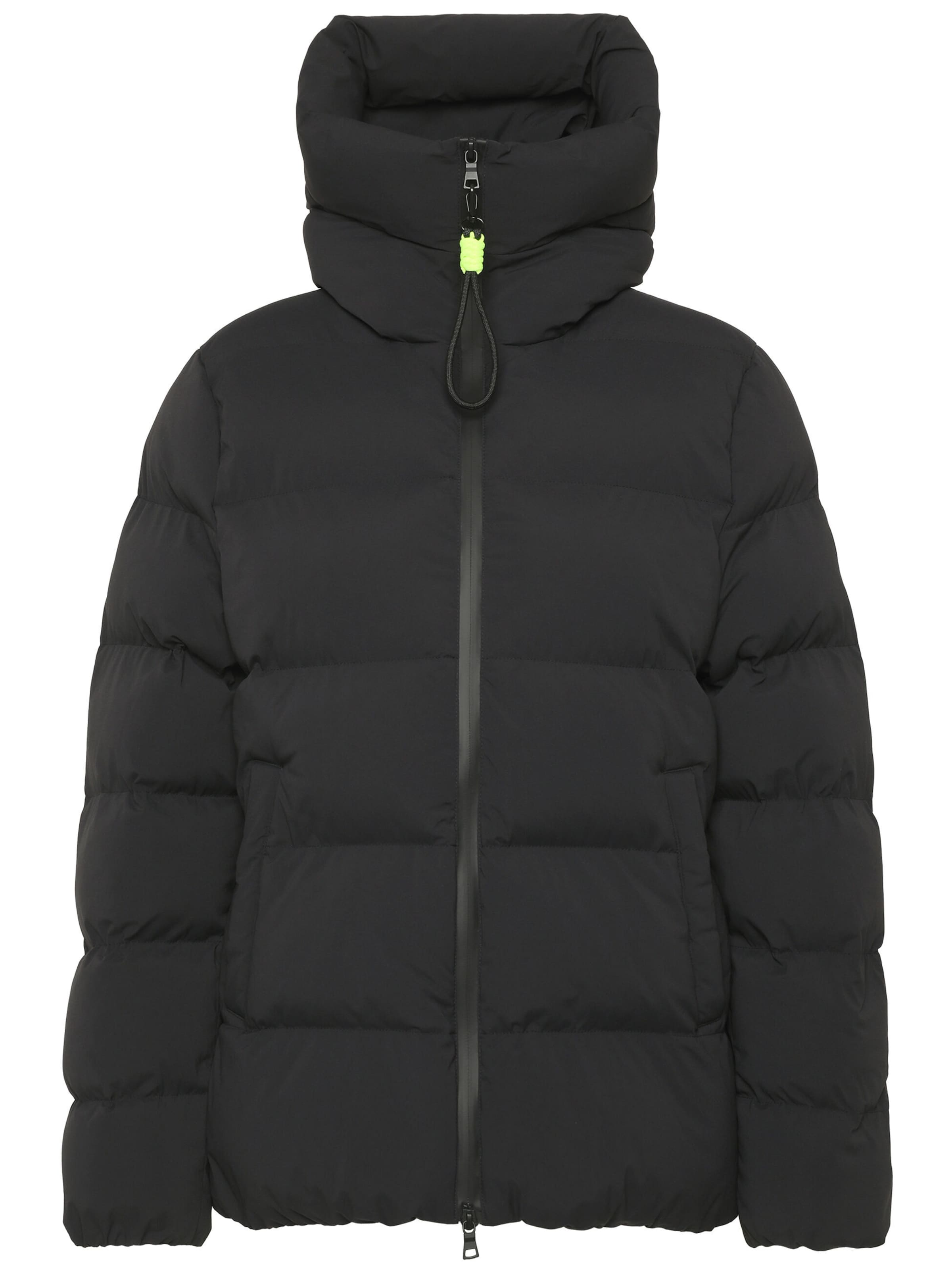 No. 1 Como Winter Jacket 'Linda' in Black: front
