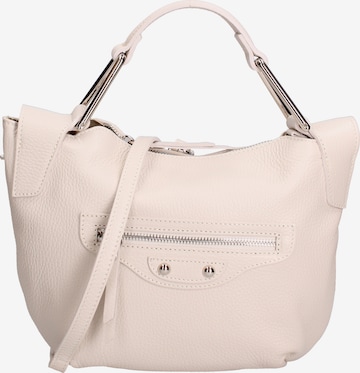 Borsa a mano di Roberta Rossi in beige: frontale