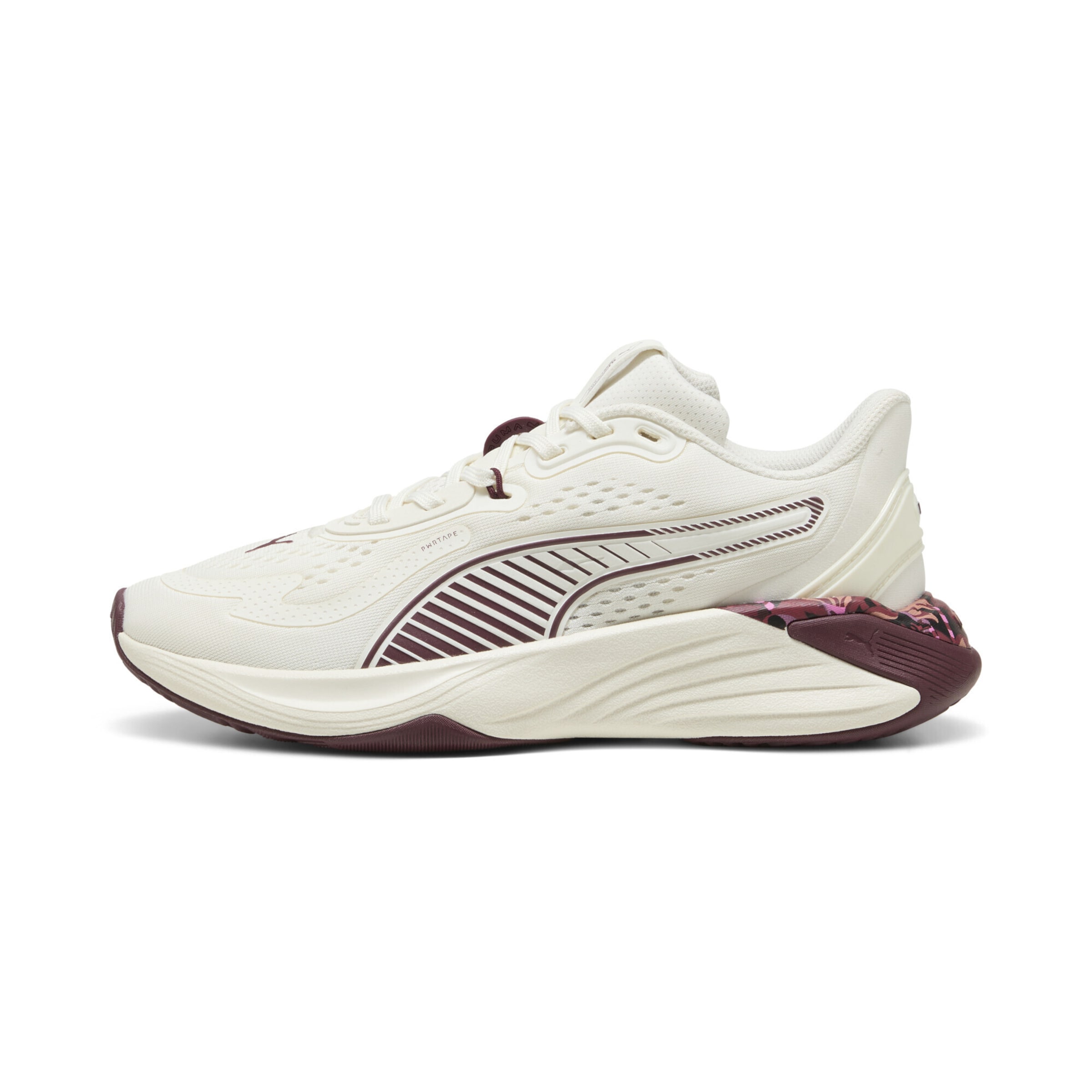 PUMA Nizke superge 'FLORAL RIBBON' | čokolada / bela barva, Prikaz izdelka