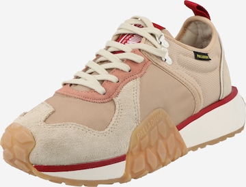 Palladium Platform trainers 'TROOP RUNNER' in Beige: front