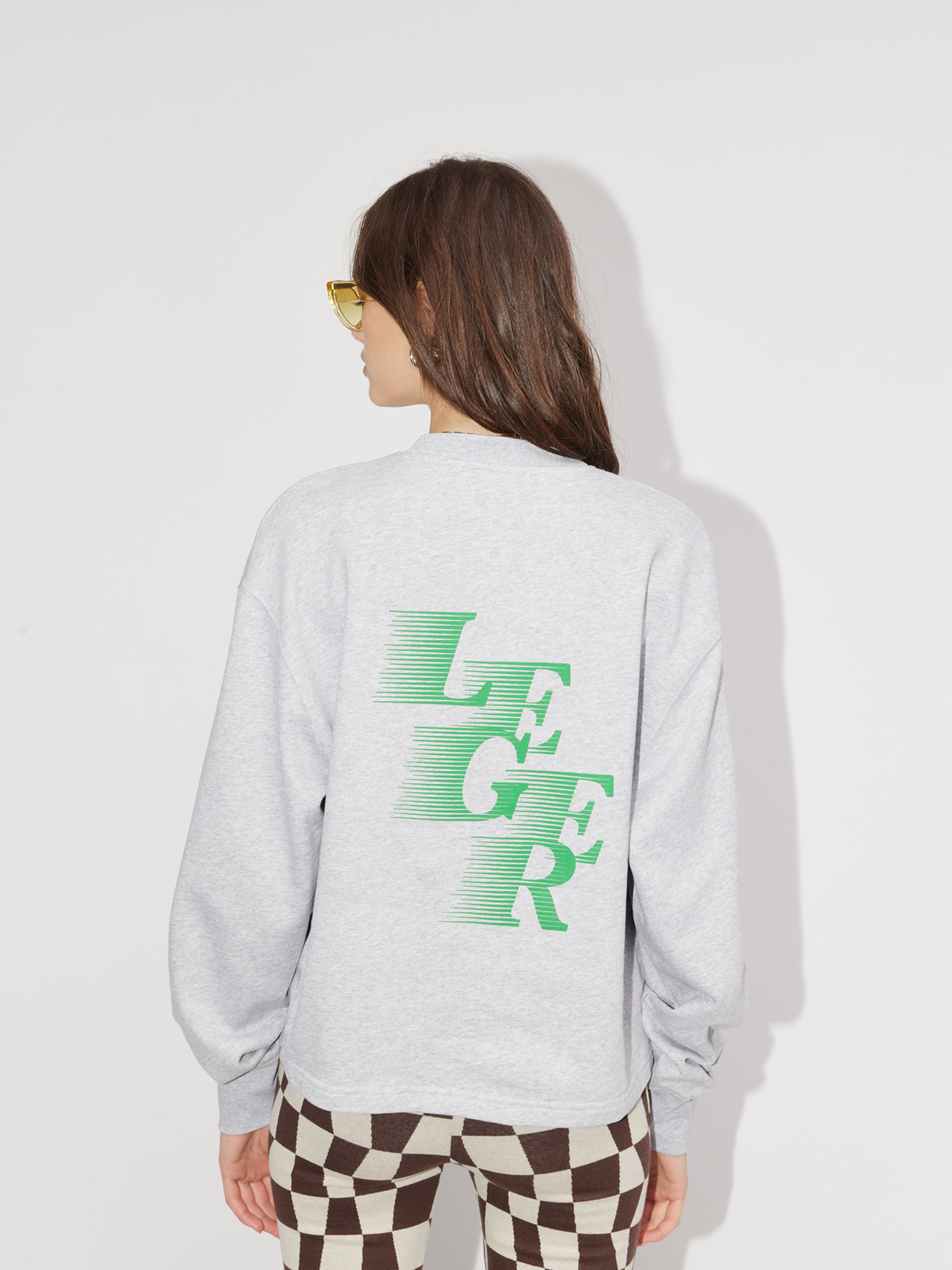 Femme Sweat-shirt Antonie LeGer by Lena Gercke en Gris Chiné 
