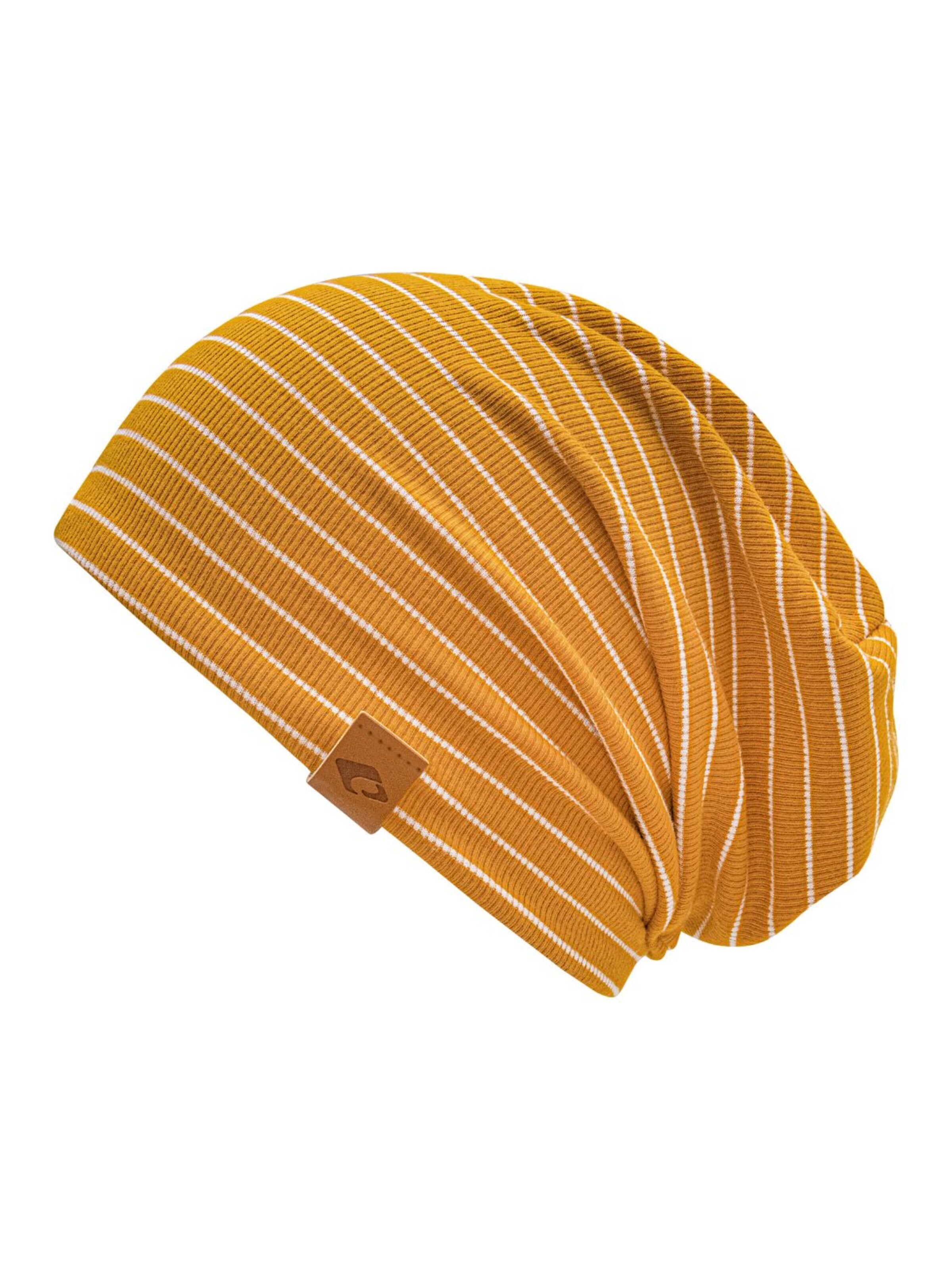 chillouts Beanie 'Mütze "Taipeh" (Long Beanie)' in Yellow: front