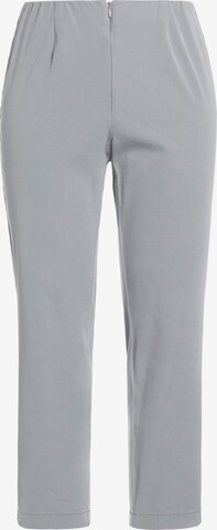Regular Pantalon à plis Ulla Popken en gris : devant