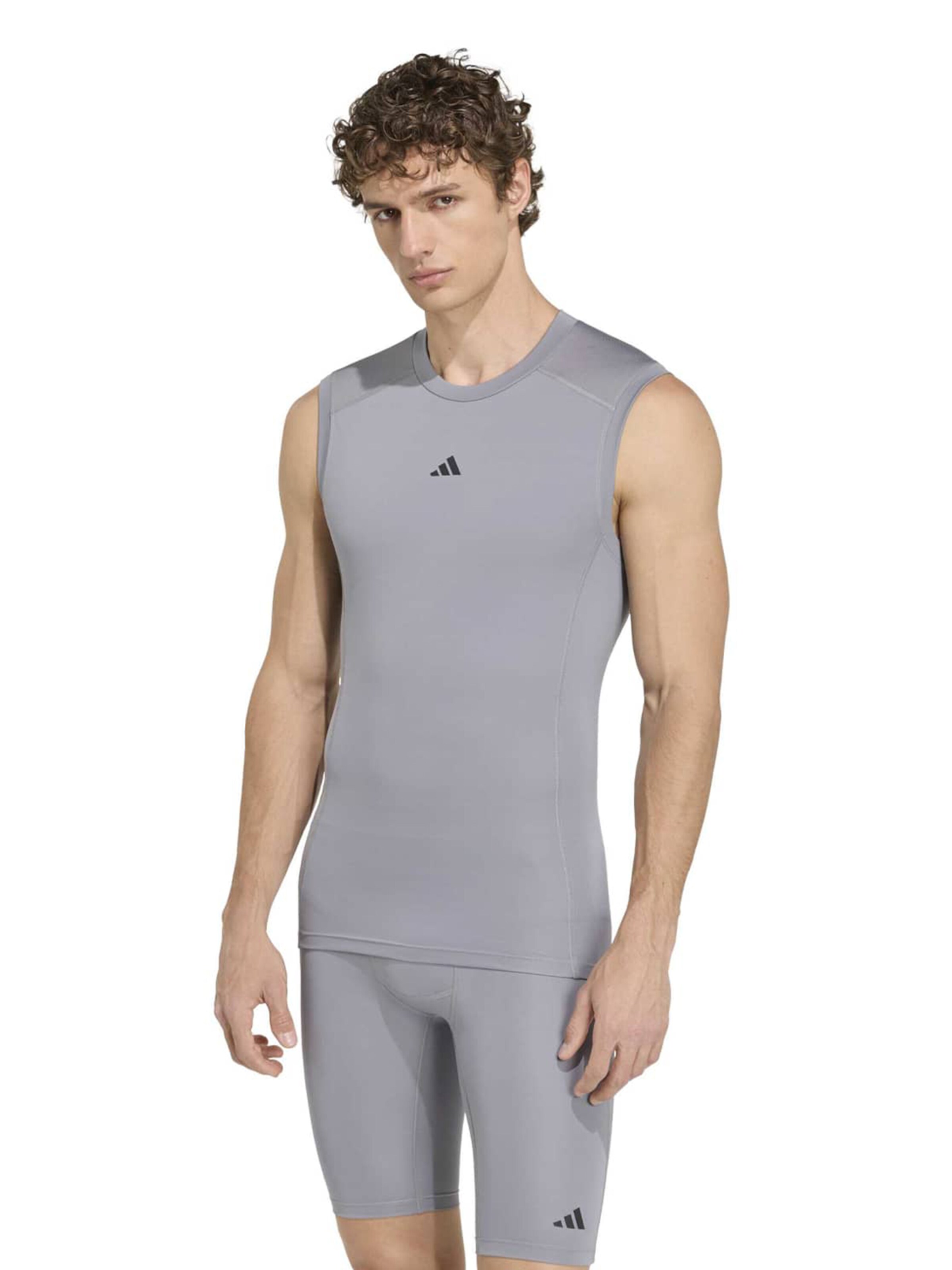 ADIDAS PERFORMANCE Funkcionális felső - szürke: elől