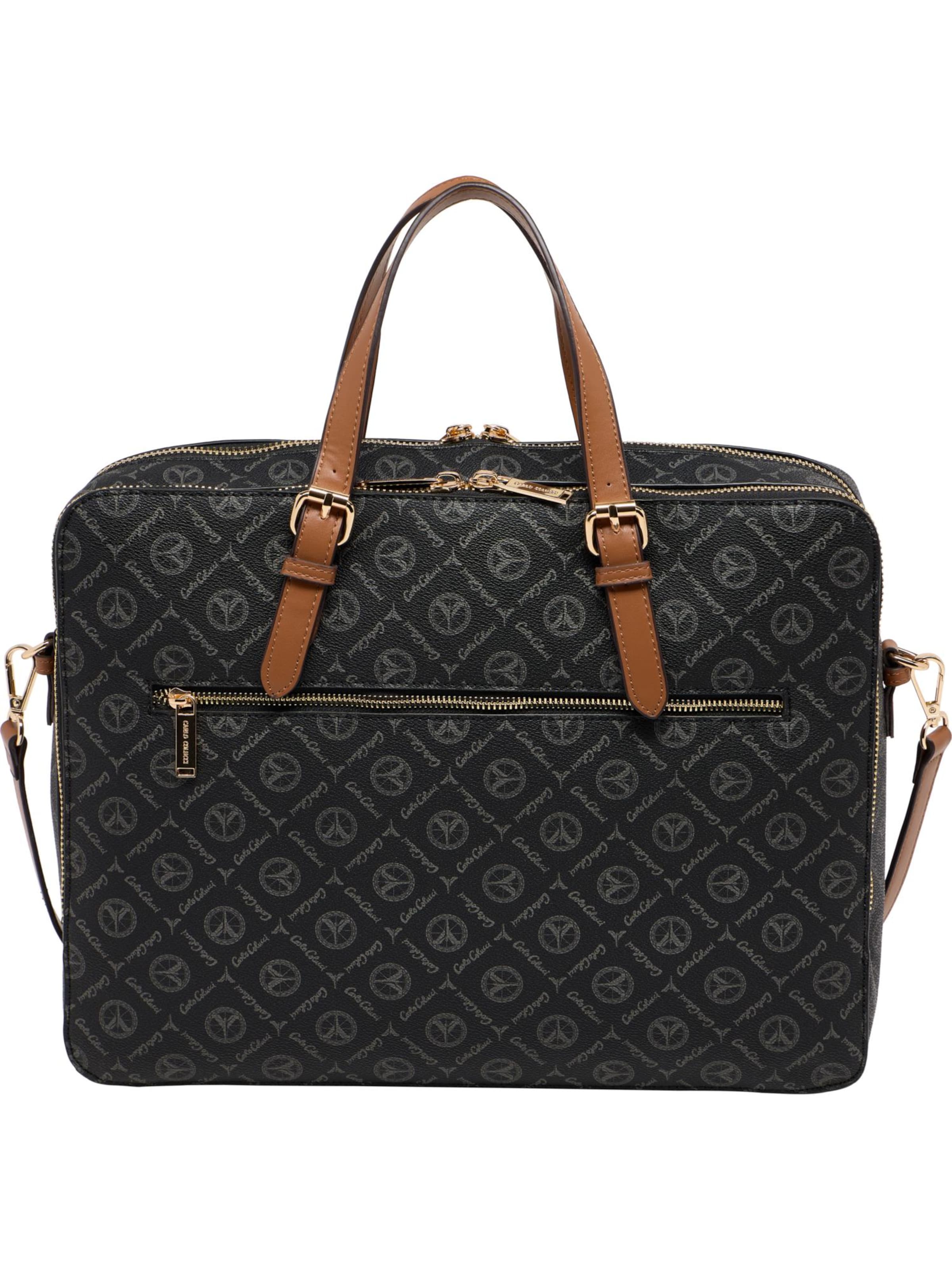 Carlo Colucci Laptop bag ' Desiderati ' in Black