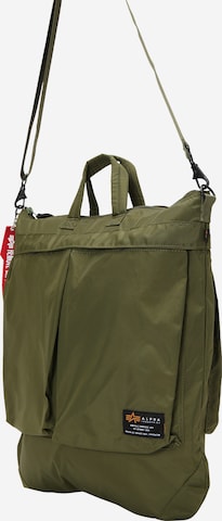 Sac à bandoulière ALPHA INDUSTRIES en vert : devant