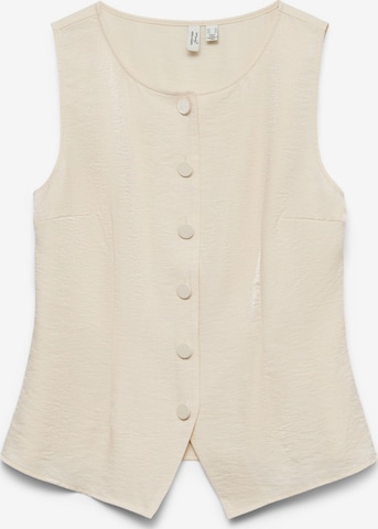 VERO MODA - Chaleco 'VMGIACCA' en blanco: frente