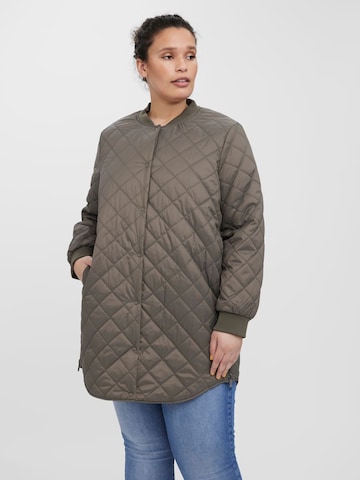 Vero Moda Curve Jacke 'Hayle' in Grau: predná strana