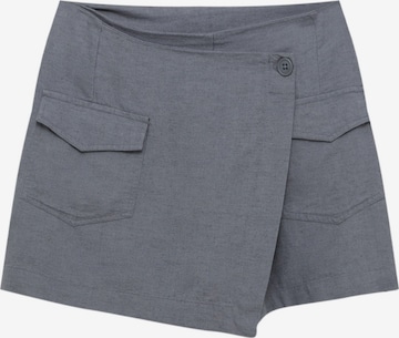 Pull&Bear Rok in Grijs: voorkant