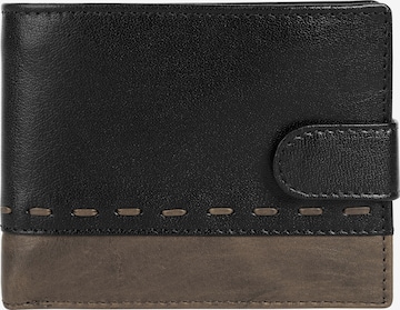 Bagan Portemonnaie in Schwarz: Vorderseite