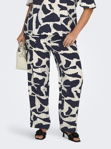 ONLY Carmakoma Regular Pants 'CARMisia' in White: front