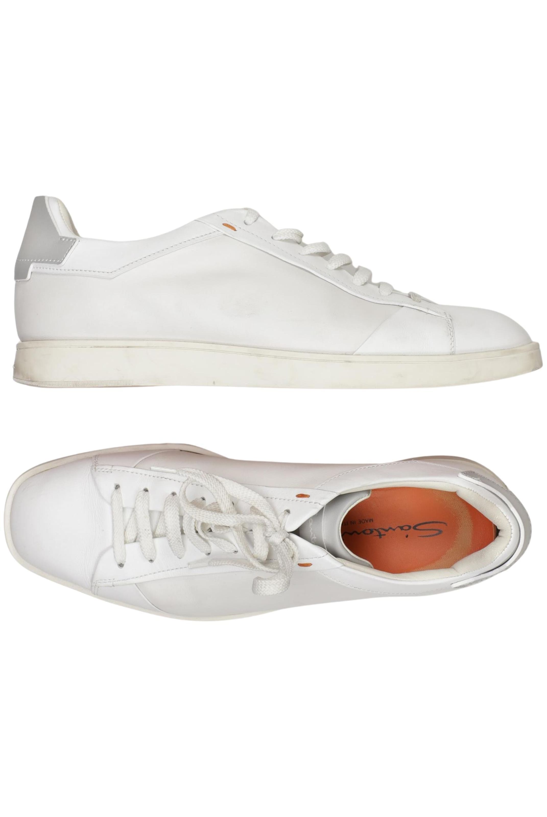 Santoni Sneaker 43 in Weiß: Vorderseite