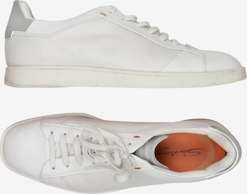 Santoni Sneaker 43 in Weiß: Vorderseite